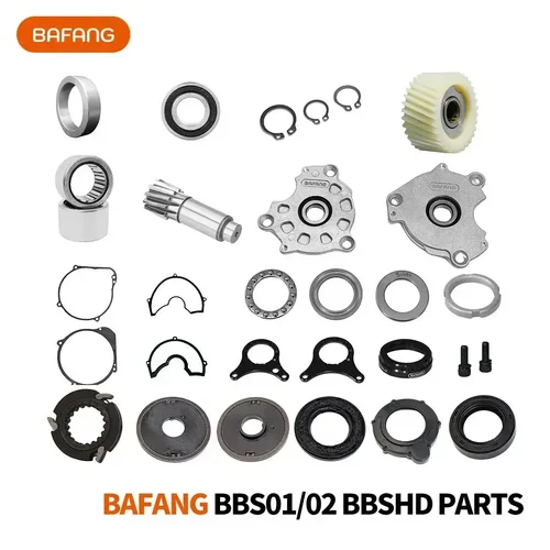 Bafang Mid Drive BBS01/02 BBSHD piezas de nailon engranaje piñón embrague junta sello de aceite