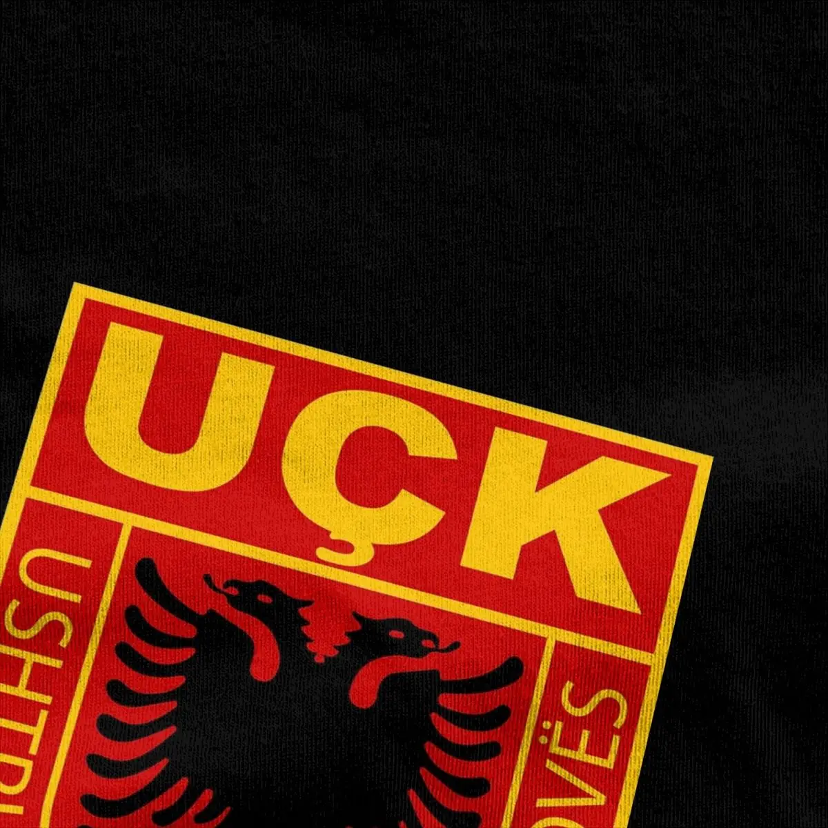 Kosovar Uqk Uck Army Albanian T Shirt Summer Vintage T Shirts 100% Cotton Popular Tshirt For Couple Short Sleeve Custom DIY Tops