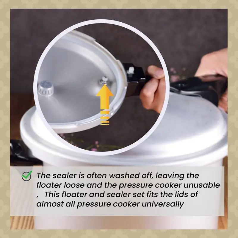 AB45 10 Pack Universal Replacement Floater And Sealer For Pressure Cookers Such As XL, YBD60-100, PPC780, PPC770, And PPC790