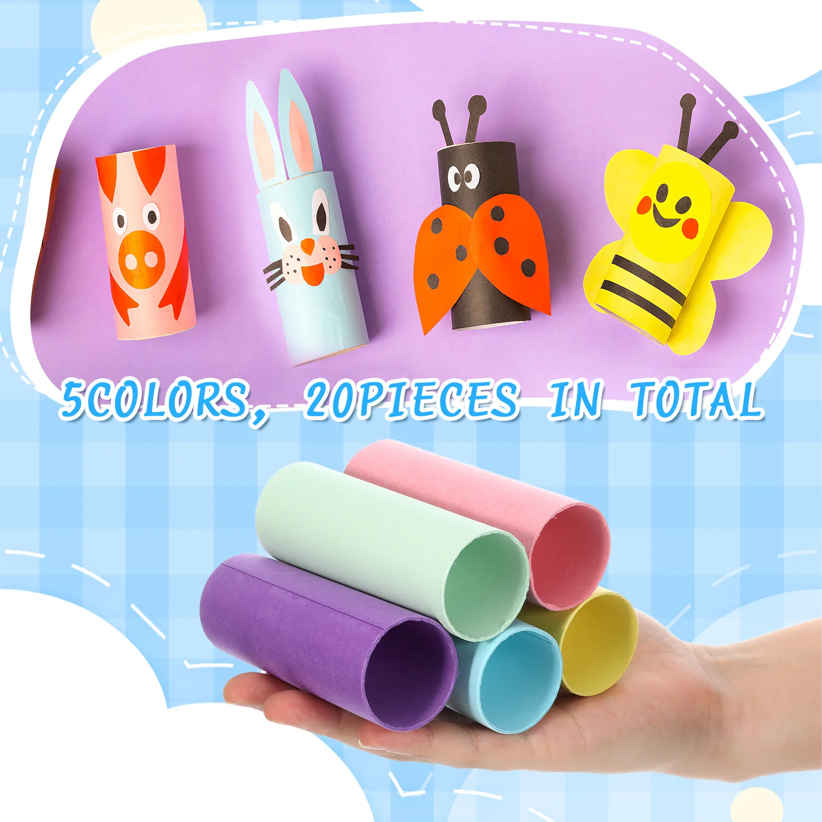 20 Stuks Kraft Mailing Buizen Kartonnen Document Verzending Rollen Kunst Schilderijen Tekeningen Protector 11 Cm 4 Cm Herbruikbare