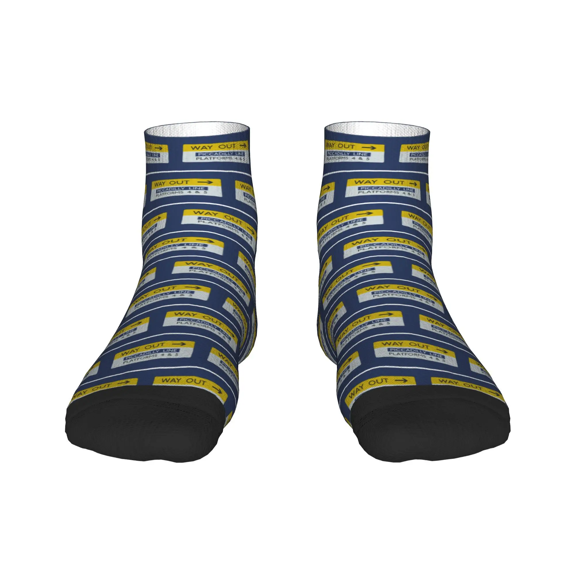 

Носки London Underground Way Out Sign, чулки высокого качества в стиле Харадзюку, всесезонные носки, аксессуары для мужчин и женщин