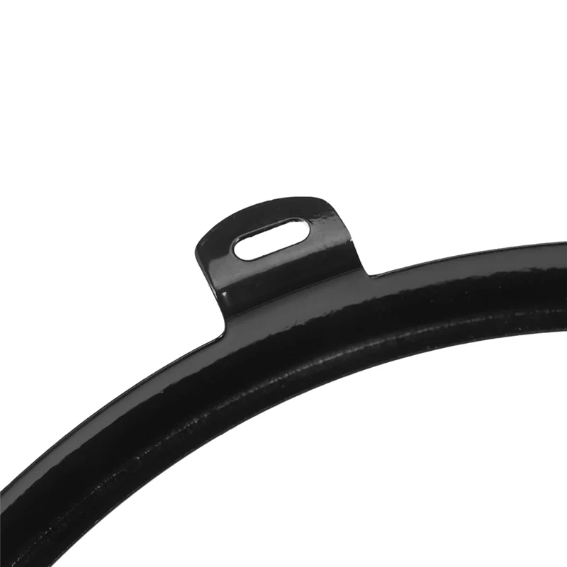 BB-4szt. Do Jeep Wrangler Jk Tj 07-17 7-calowy LED Reflektor Okrągły Pierścień Montażowy Czarny