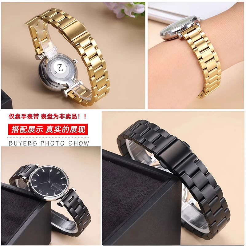 Cinturino rapido da donna in metallo a 4 colori in acciaio inossidabile per Garmin New Watch Lily2 cinturino Lily 2 ragazze nuovo braccialetto intelligente alla moda