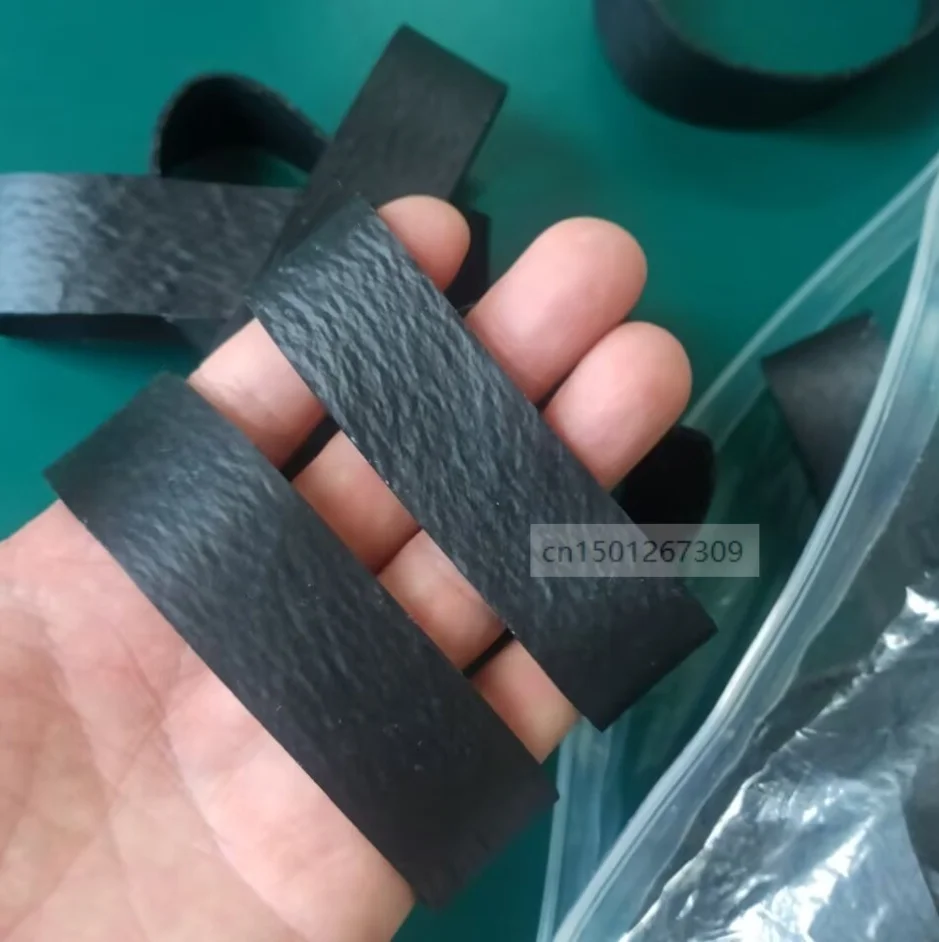 Flat Length 11cm Extra Large Black Thick Rubber Bands For Parcel Package Packing Packaging