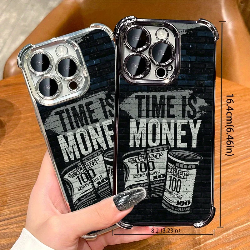 حافظة هاتف أبل آيفون 17 16 15 14 13 12 11Pro Max Plus مع حماية من السقوط في جميع الزوايا