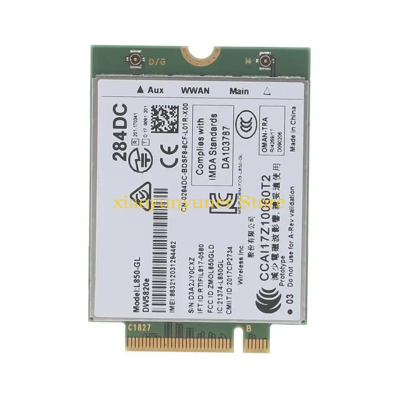 

P9JB L850-GL 4G Модуль DW5820E 0284DC 284DC WWAN 4G Сетевой адаптер для ноутбуков