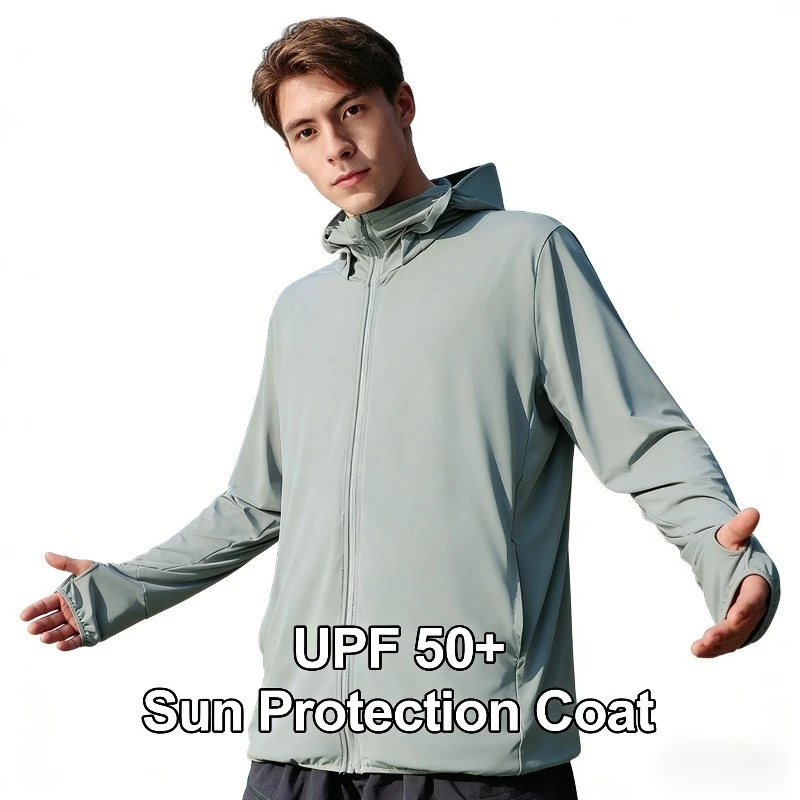 

2026 Summer Ice Silk Sun Protection Clothing New UV Protection Lightweight Breathable Outdoor Fishing Sun Shirt