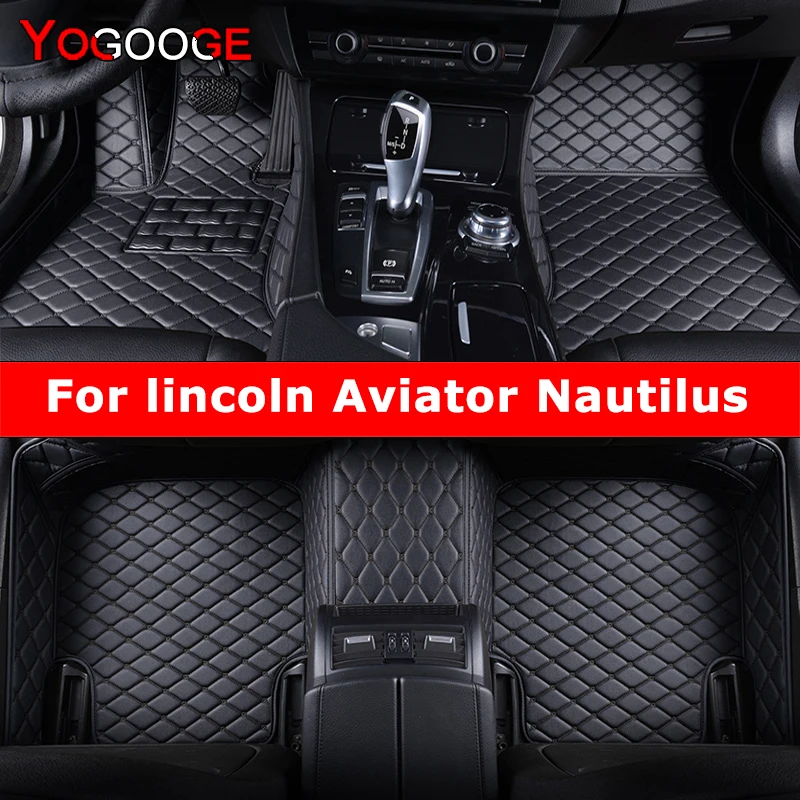 

YOGOOGE пользовательские автомобильные коврики для Lincoln Aviator Nautilus 2019-2023 авто ковры аксессуары для ног Coche