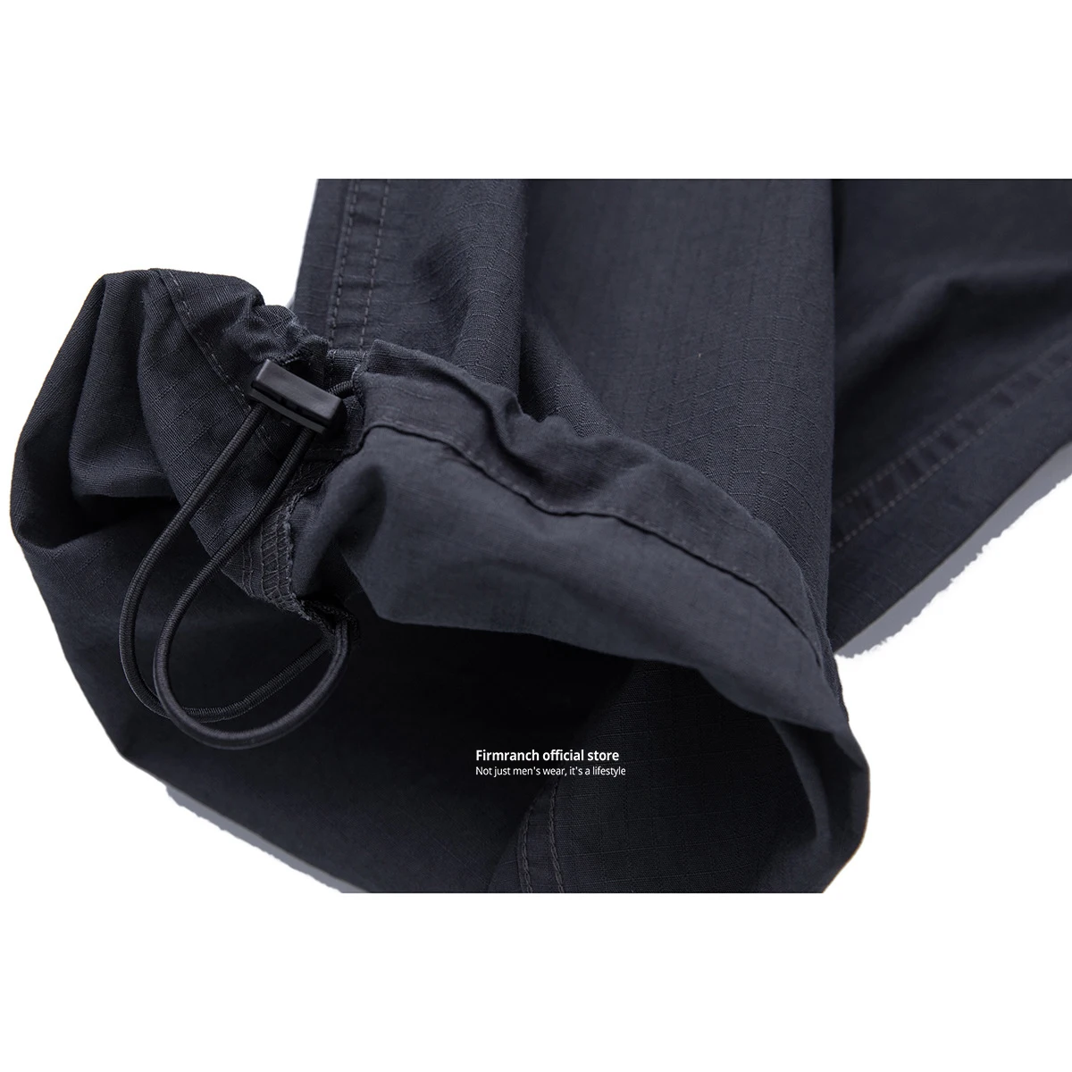 Firmranch japoneses nuevos Retro sueltos de pierna recta pantalones casuales hombres mujeres 2025 Primavera Verano algodón cintura elástica pantalones Cargo