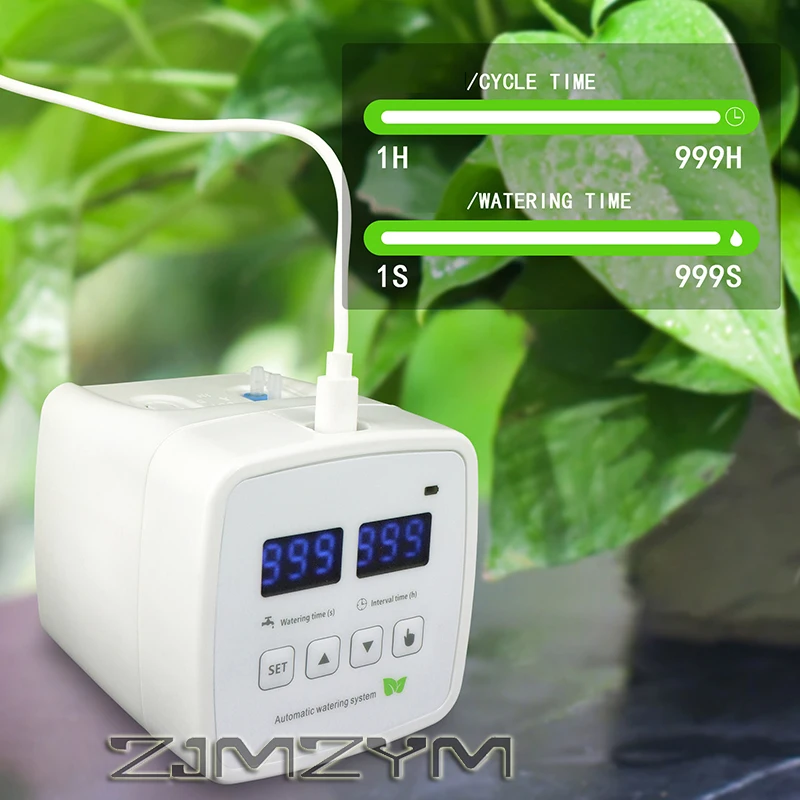 Smart Automatic Plant Watering System with Timer, Indoor Drip Irrigation Kit for Balcony Potted Plants & Succulents