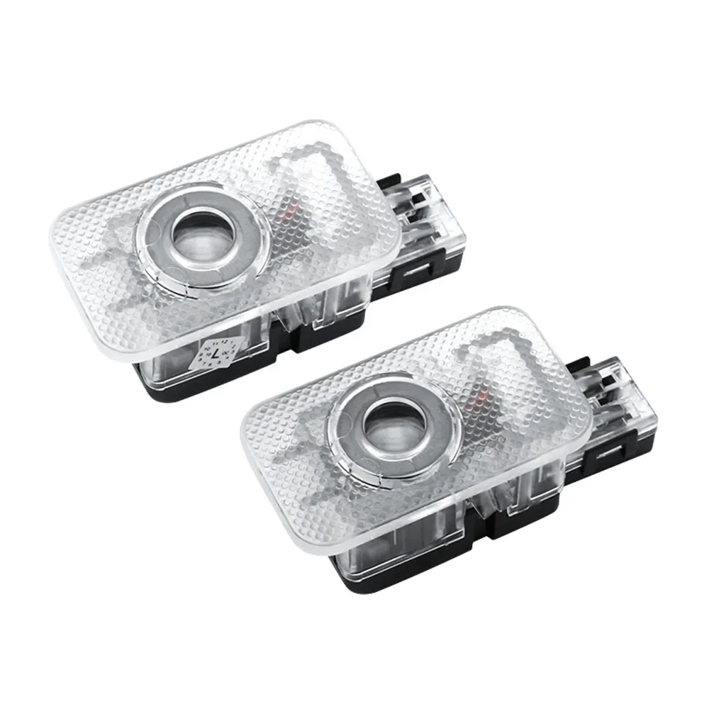 2Pcs QCDIN for LYNK & CO LED Logo Projector Lamp Logo Door LED Puddle Lights for LYNK & CO Ultra Bright CANBUS Easy Installation