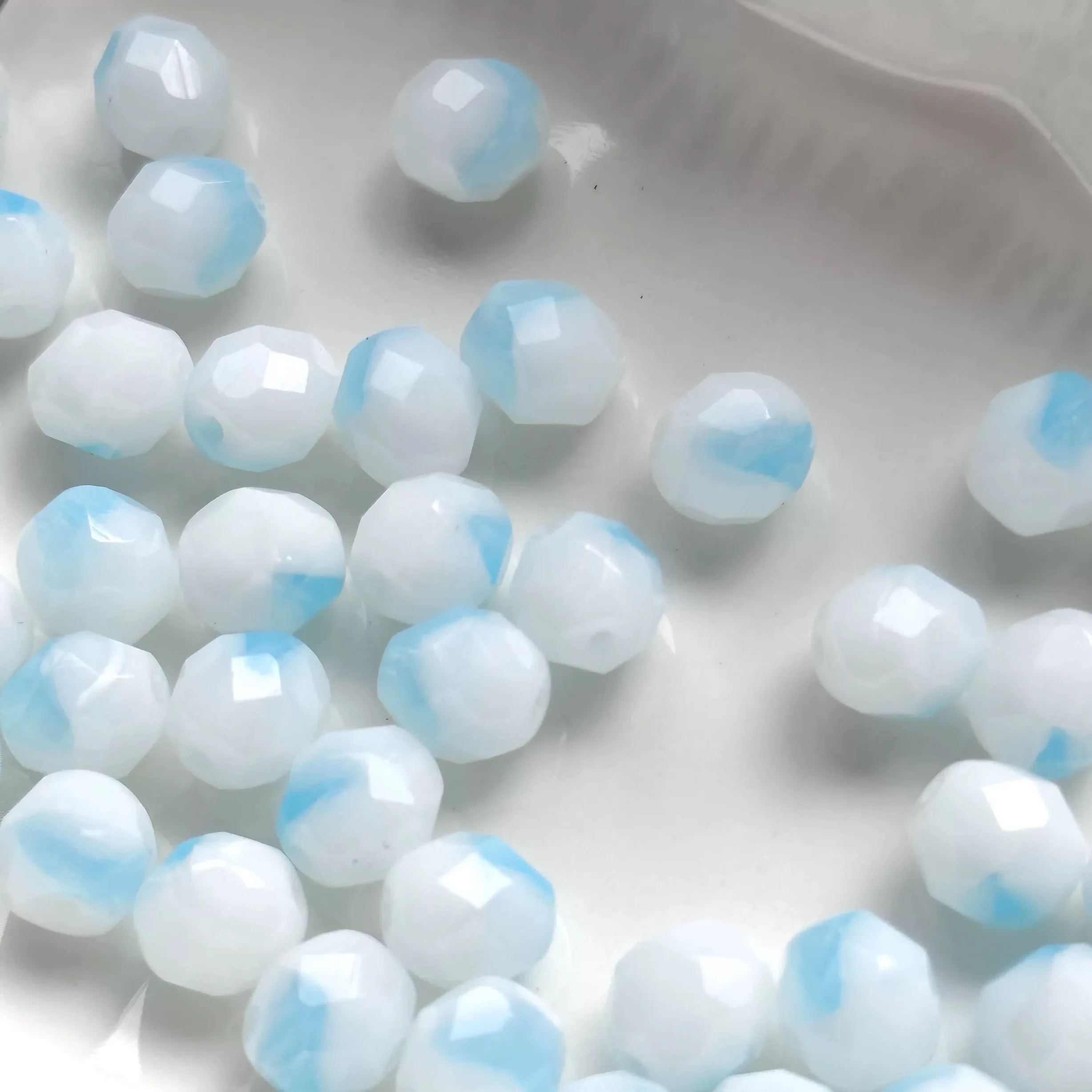 30pcs   8mm Hand beadeds DIY jewelry necklace earrings bracelet accessories image 2