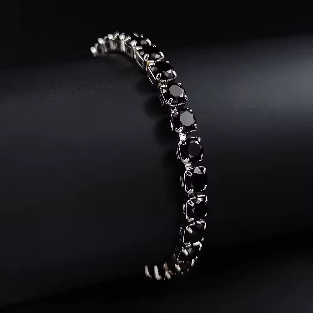 2024 New Arrival Fashion Unique Design Light Black Bracelet Bangle for Women Valentine's Day Gift S5787-black