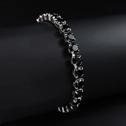 2024 New Arrival Fashion Unique Design Light Black Bracelet Bangle for Women Valentine's Day Gift S5787-black