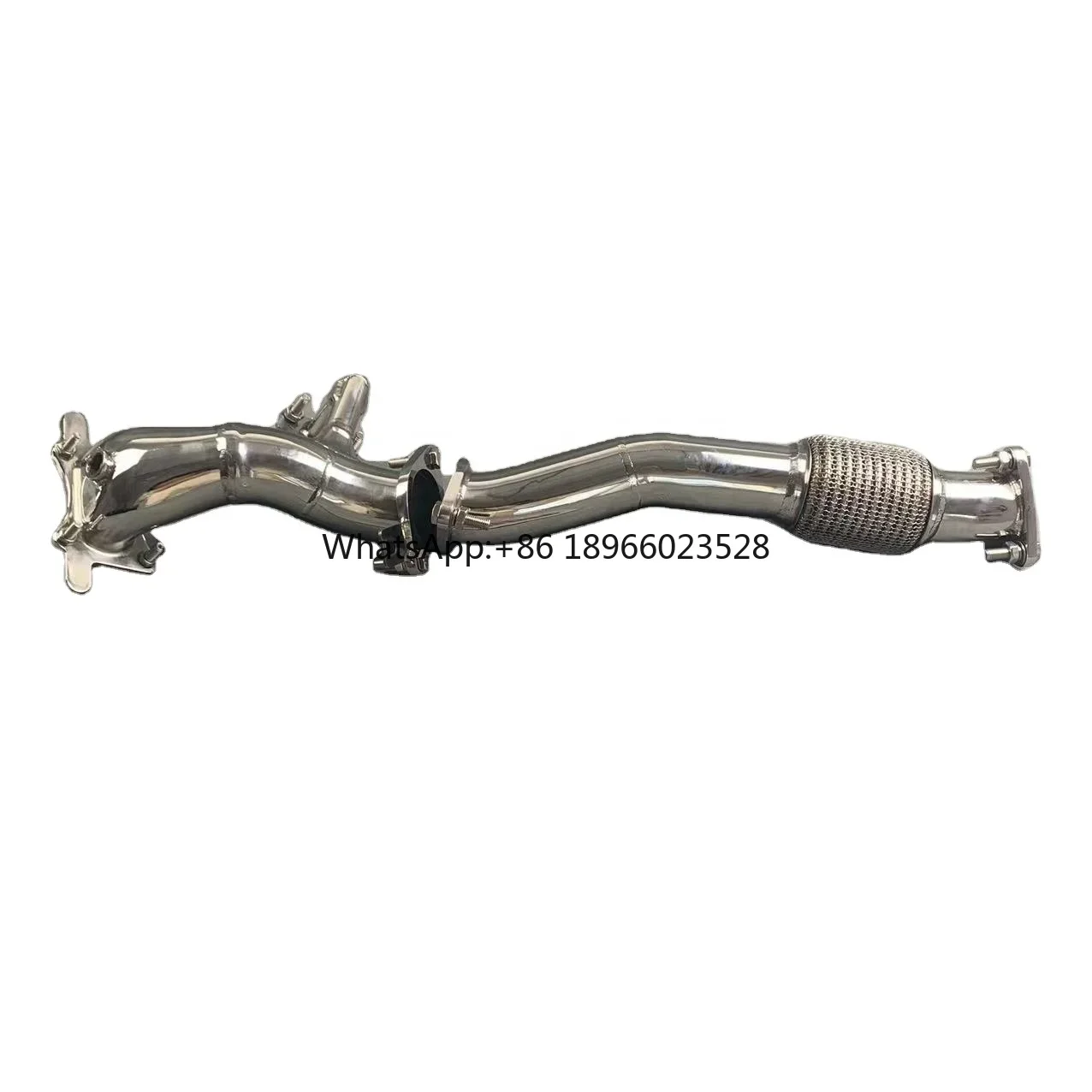 Custom exhaust system downpipe for Honda fit gk5