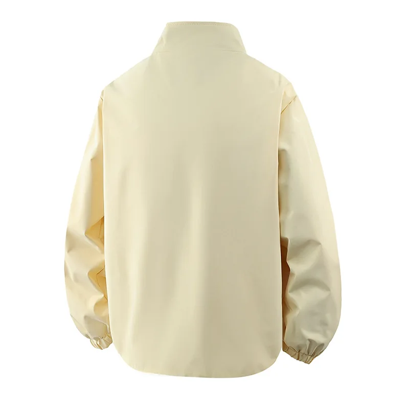 Men's Trendy Workwear Stand-Up Collar Jacket 2025 Spring Autumn Casual Short Top Cool Stylish Men's Wear