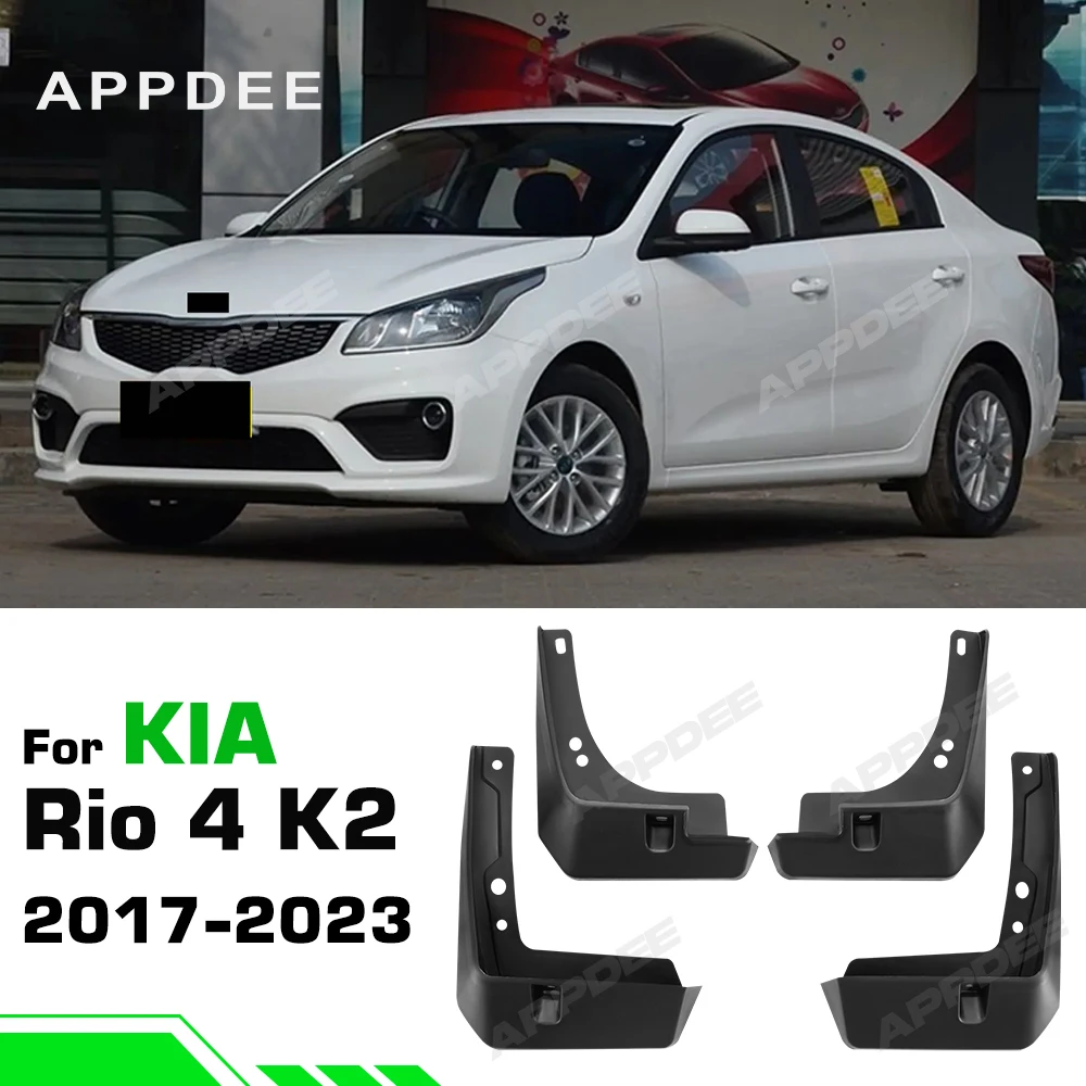 

Fender For KIA Rio 4 K2 2017 2018 2019 2020 2021 2022 2023 Mudflaps Splash Guards Mudguards Mud Flaps car Accessories
