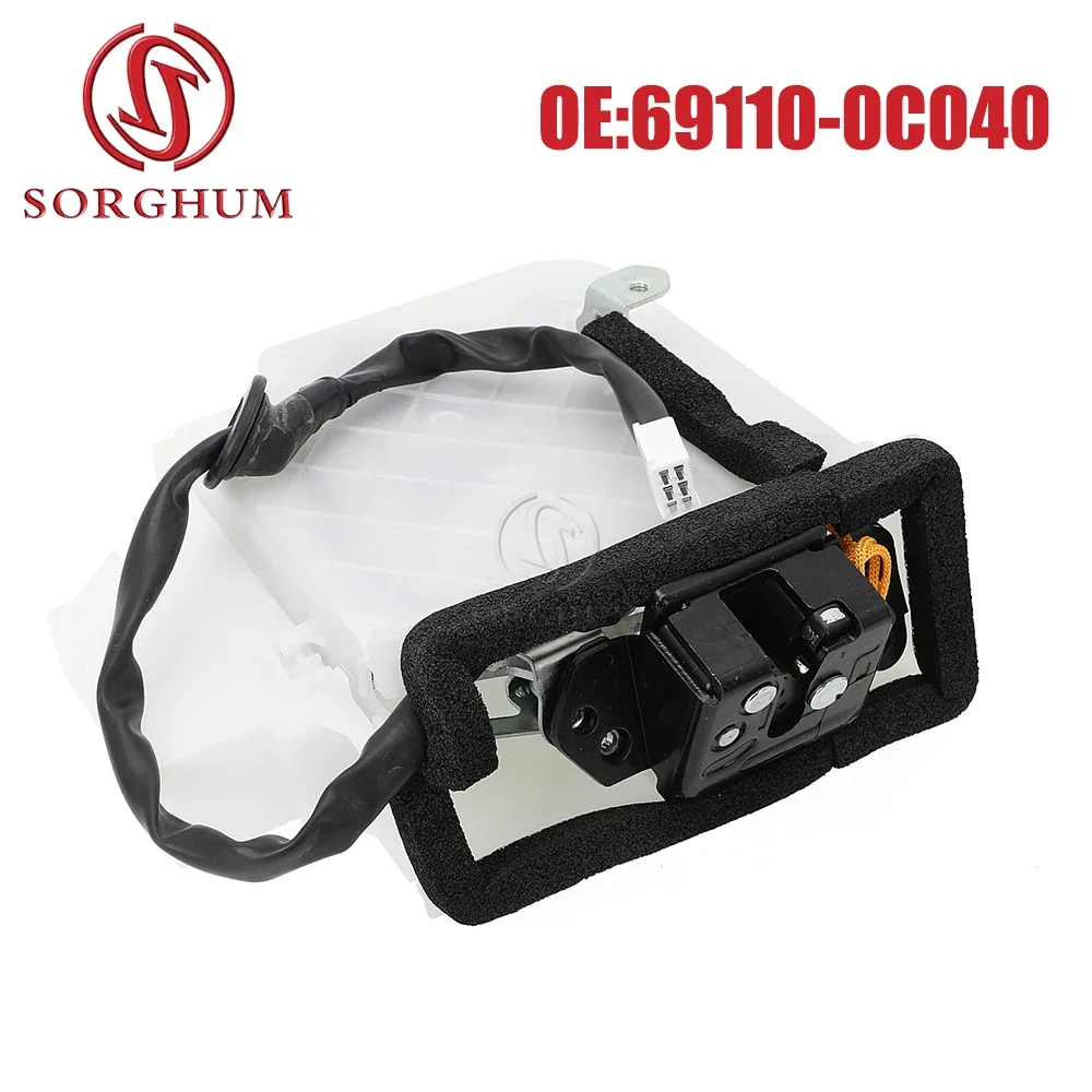 SORGHUM 69110-0C040 for Toyota Sequoia 2008-2020 2022 With Power Tailgate Lift Gate Hatch Latch Lock Assembly 691100C041 0C042