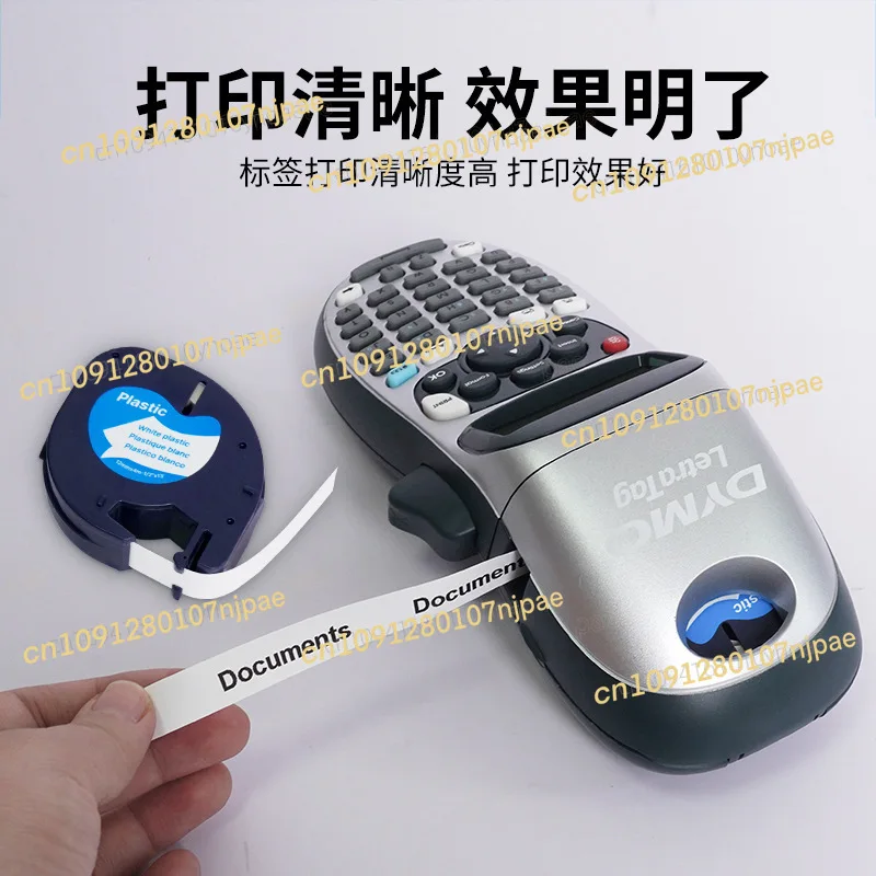 LetraTag Plus LT-100H طابعة ملصقات محمولة باللغة الإنجليزية بالكامل