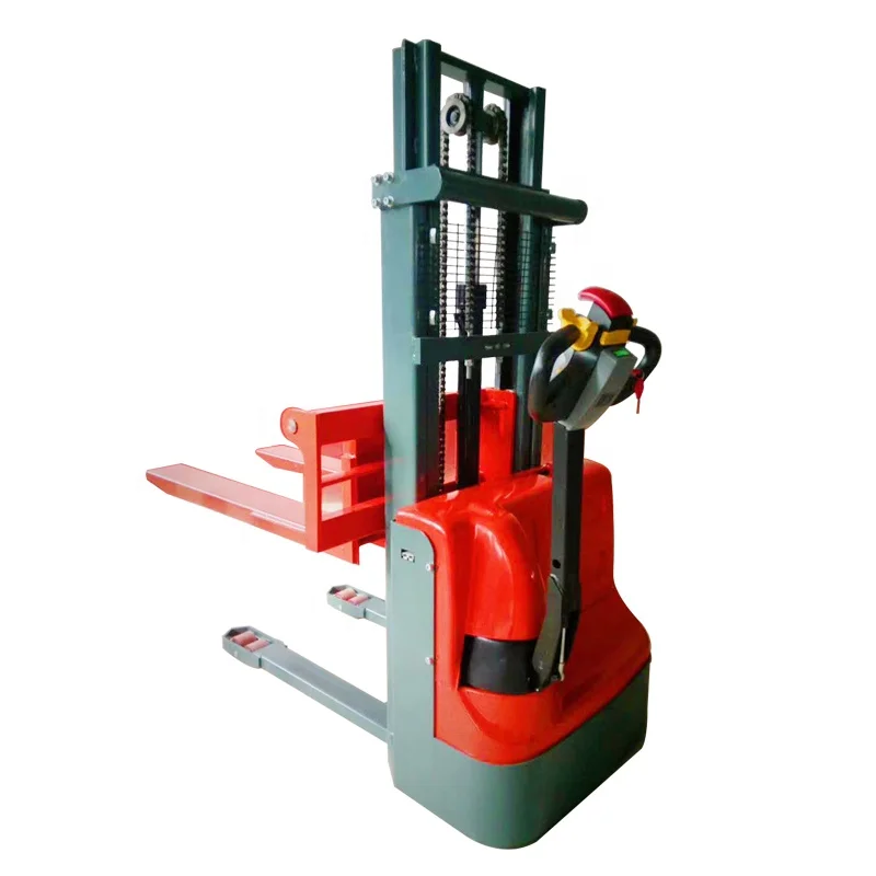 1.6 meters lift stacke 1200 kg electric platform tray hydraulic lift forklift all-electric stacker
