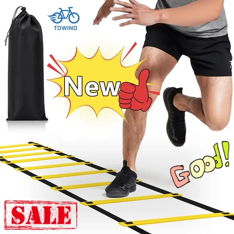 

New Flexibility Agility Ladder Nylon Strap Jumping Ladder Speed Training Fitness Stair Ladder Football Training Energy Ladder