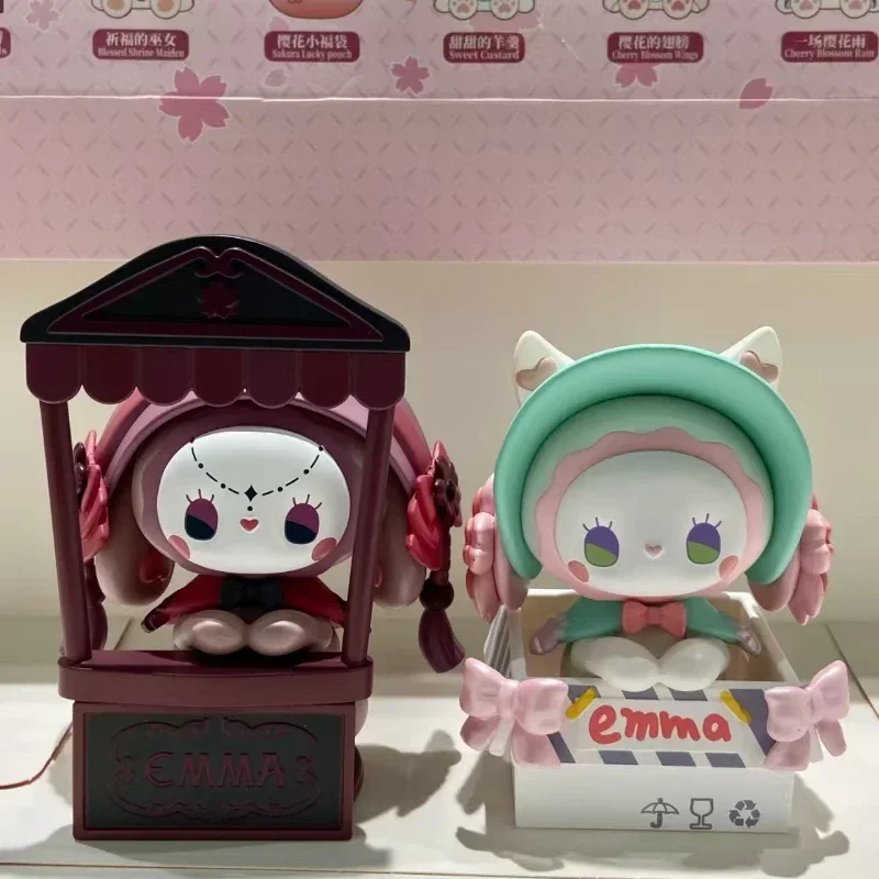 EMMA سر الغابات المسائية سلسلة ساكورا عمل الشكل صندوق أعمى ألعاب لطيفة شخصيات كرتونية دمى اللعب الهدايا الحلي جمع