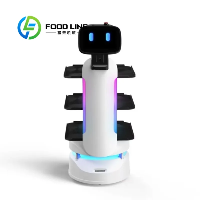 Customized Intelligent Commercial Delivery Robot - Fully Automatic Autonomous Navigation for Coffee & Pizza Delivery