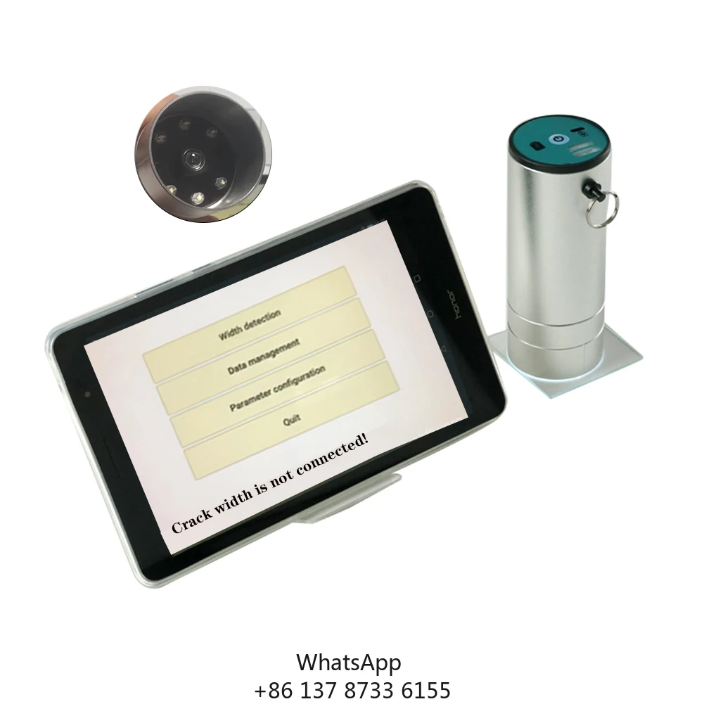 Concrete Automatic Digital Wireless Crack Depth Width Gauge Meter Measurement Instrument