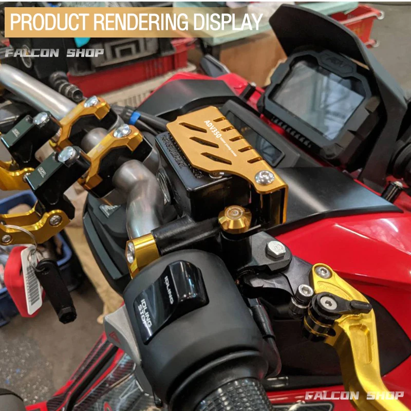 Suitable for Honda ADV350 modified brake fluid tank cover 2021 2022 2023 2024 2025 ADV 350 oil pump cover shield