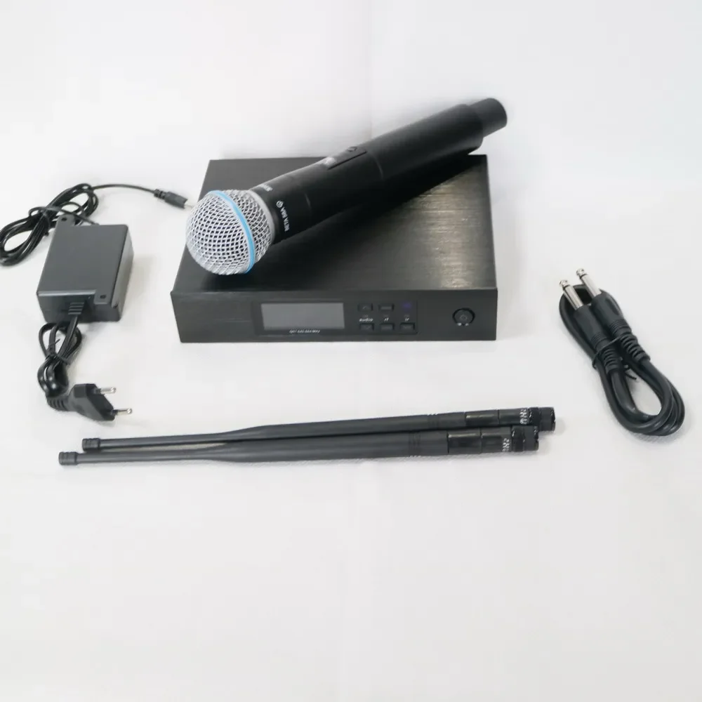 New Generation Axint QLXD 100 Channel Beta58 Handheld Wireless Microphone System Super Cardioid B58 Handheld QLXD4 Receiver