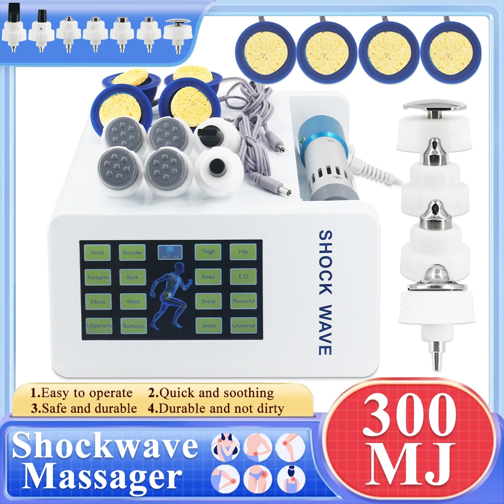 

Физиотерапия, ударно-волновая терапия, машина EMS для лечения ЭД, облегчение боли в теле, релаксация, профессиональный ударно-волновой массажер 300MJ