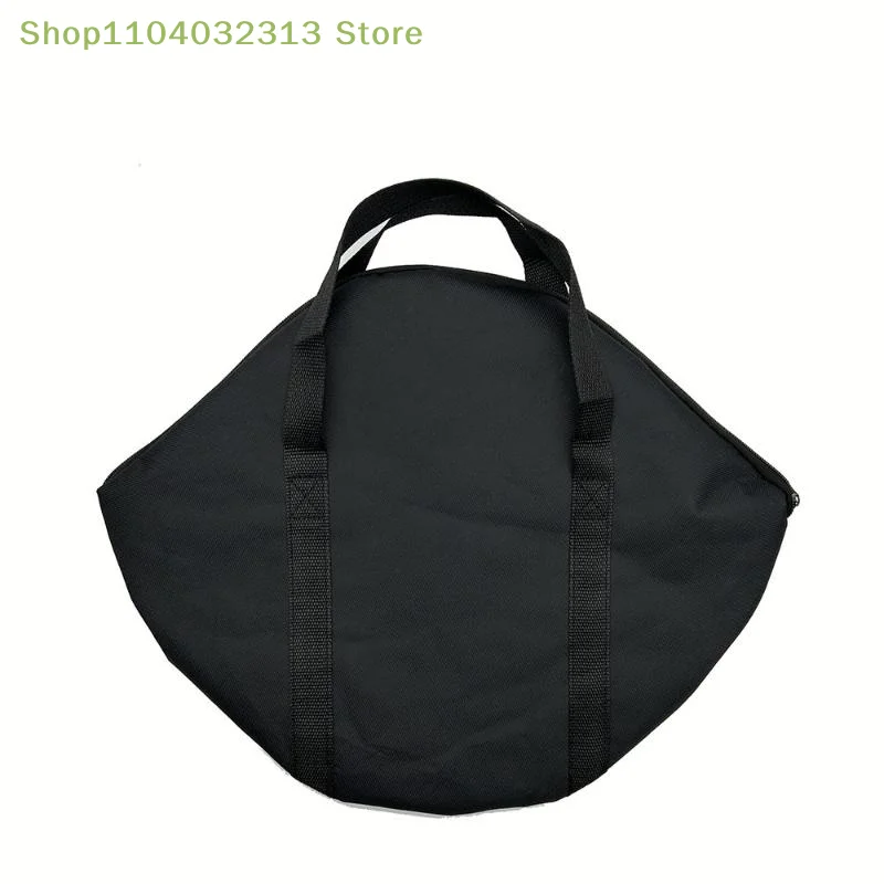 Waterproof Baking Pan Storage Bag With Handle 600D Oxford Grilling Pan Pouch Wear-Resistant 47x38cm Outdoor BBQ Tool For Kitchen