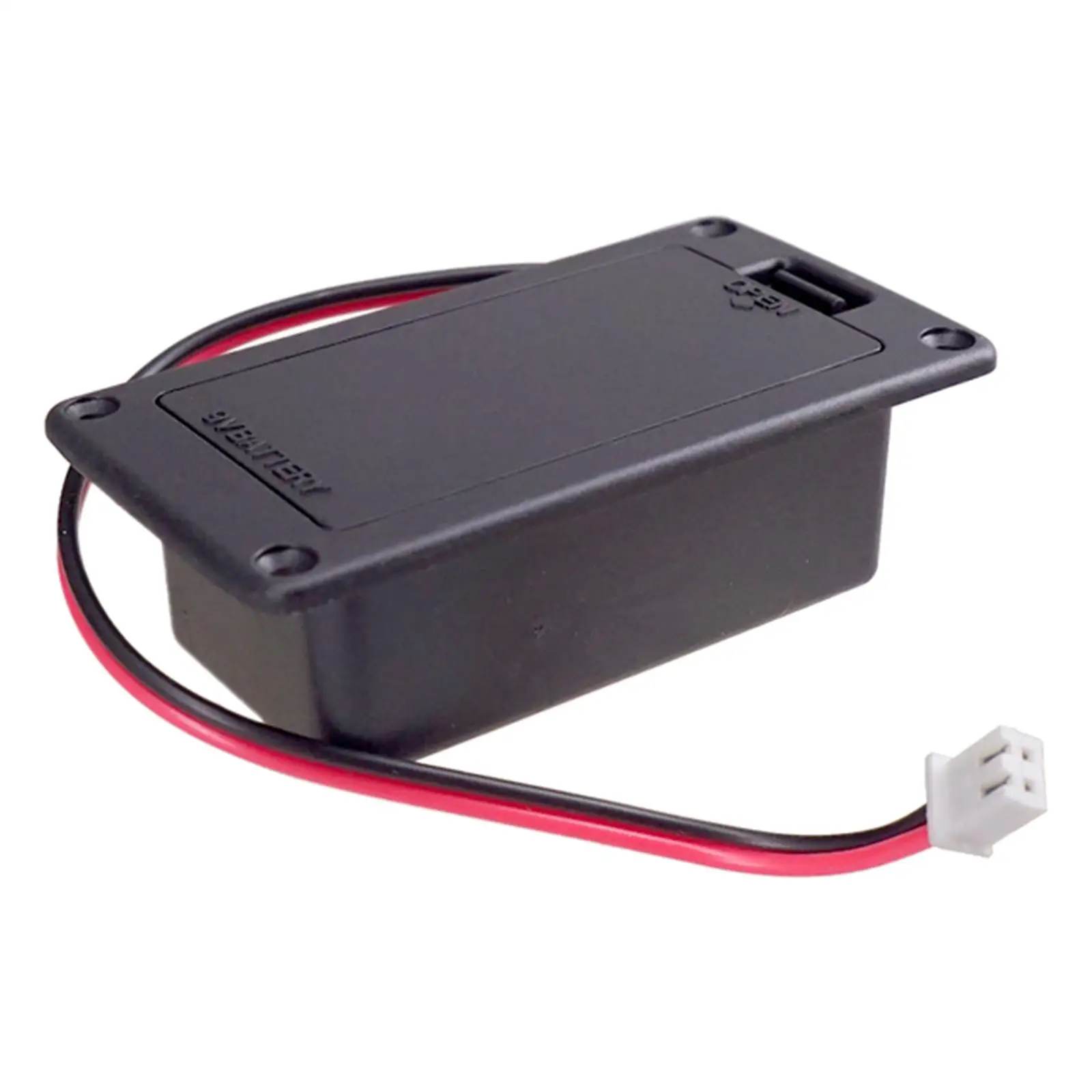 

9V Battery Pack Battery Holder Case Plastic Box for Acoustic Guitar Accessories and DIY Repairs