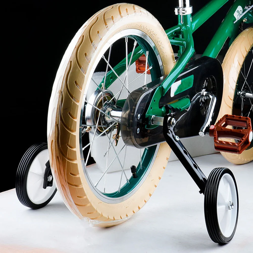 

1Pair Bike Training Wheels Auxiliary Rear Bike Stabilizers Adjustable Mounted Wheel Support Safety Balance Slip Proof for 16