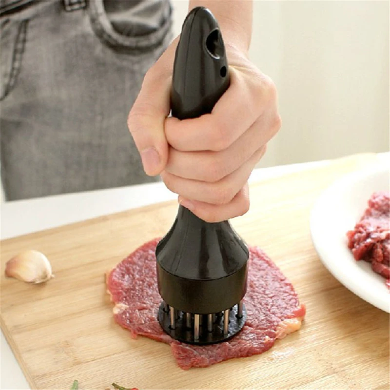 1Pc Hot Sale Top Quality Profession Meat Meat Tenderizer Needle With Stainless Steel Kitchen Tools Cooking Accessories ZXH
