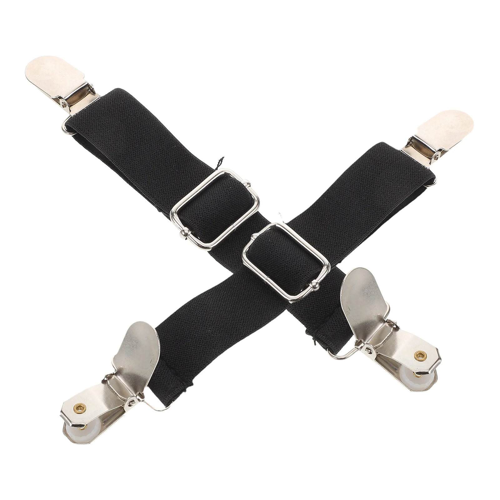 

1Pair Motorcycle Trousers Stirrups Adjustable Pant Clips Windproof Leg Fasteners for Outdoor Riding Camping Cycling Jeans Bed