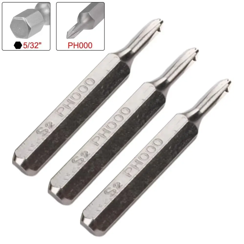Torx Screwdriver Bits Set S2 Alloy Steel Strong Magnetic Impact Batch Head Non-Slip Waterproof Ph2 Screwdriver Bits Set