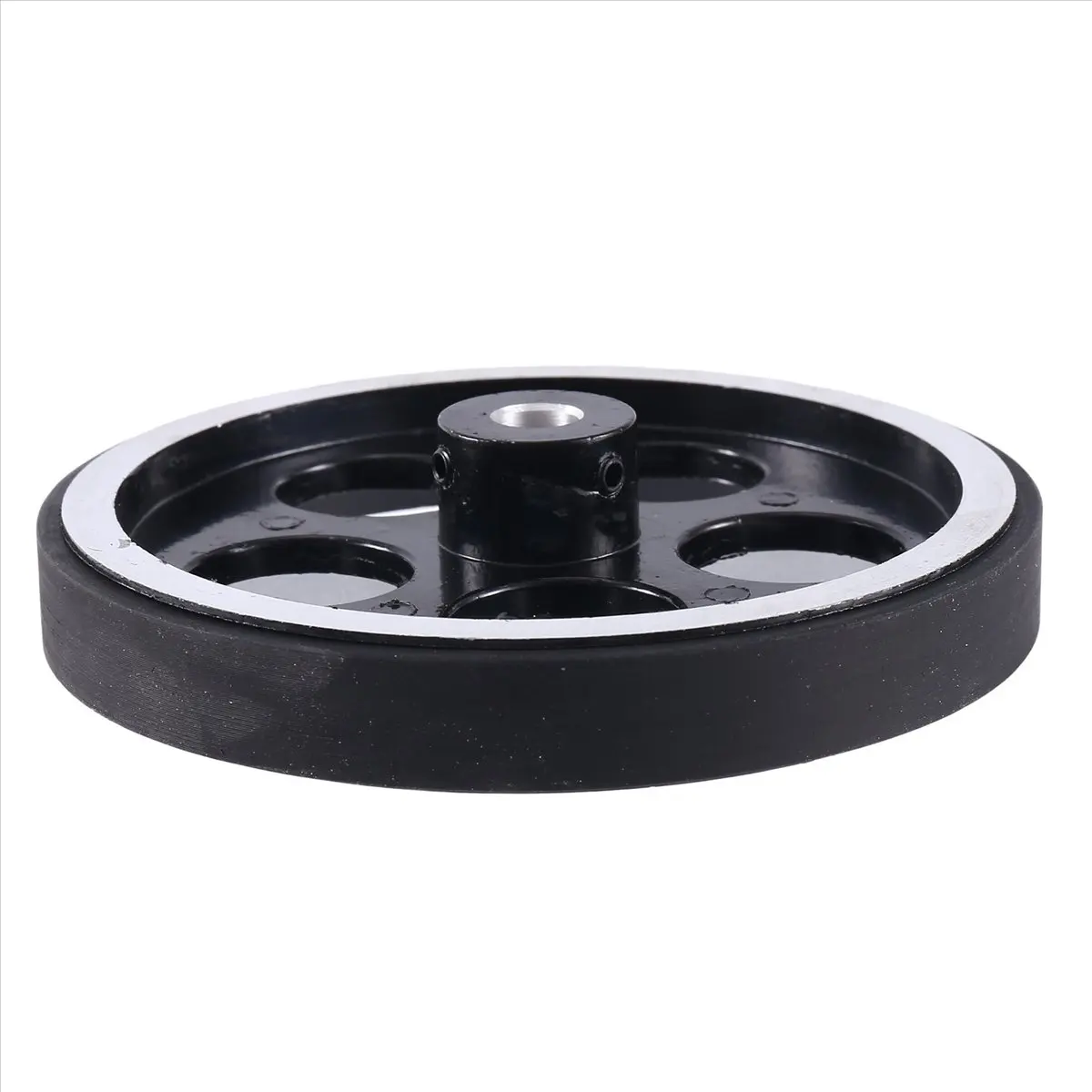 Top Rated-300Mmx8Mm Industrial Aluminum Rubber Measuring Encoder Meter Wheel for Industrial Encoder