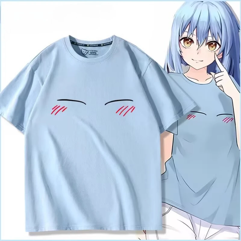 That Time I Got Reincarnated As A Slime Rimuru Tempest Short Sleeve T Shirt Women Men Aesthetic Graphics Tshirt Cotton Tees