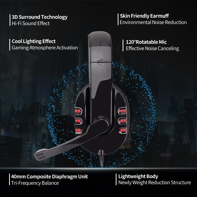 722 Gaming Headset, suitable f - Pc Gaming Online บทวิจารณ์และราคา