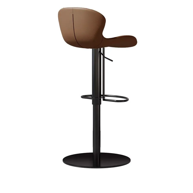 

Designer Make Up Bar Stool Living RoomSwivel Outdoor Saddle Stool Bar Chair Barber Banqueta Restaurant Salon Furniture LJX40XP