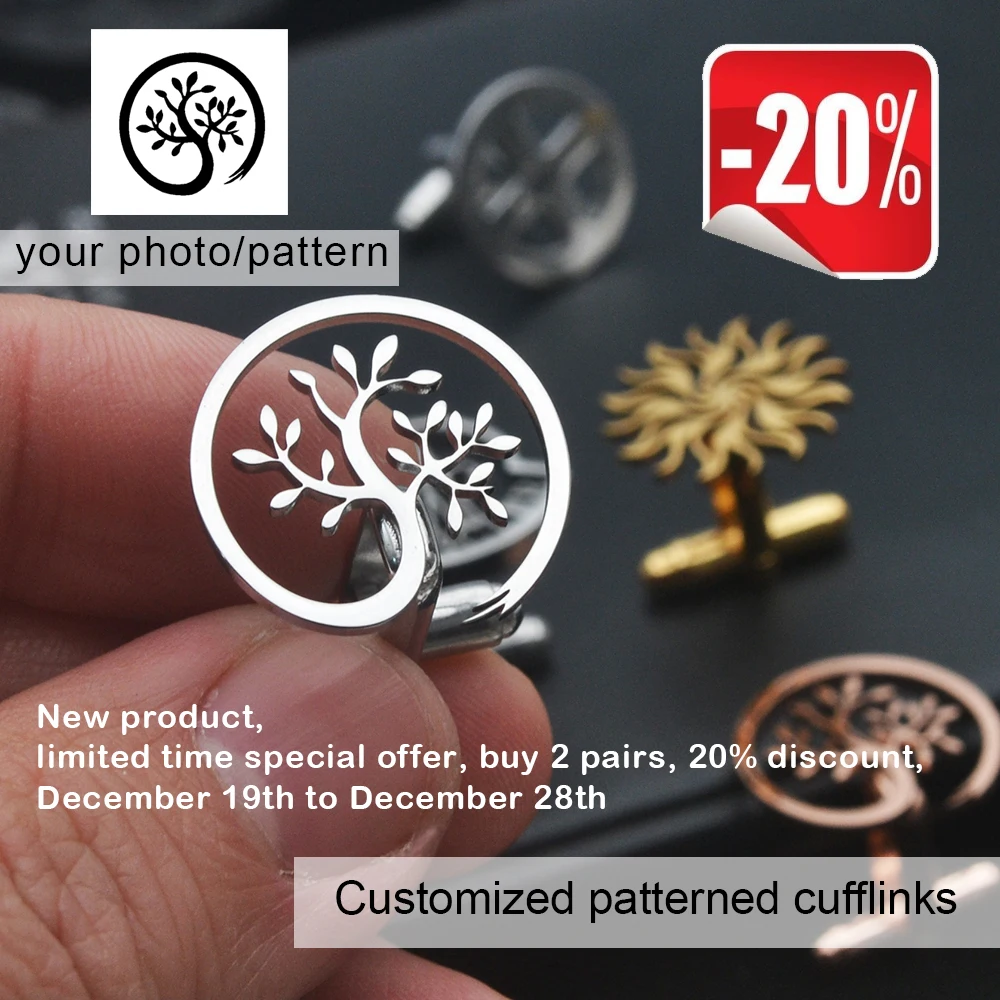 2025 special customized cufflinks, your patterned cufflinks, company logo cufflinks, cufflink production, custom size cufflinks,