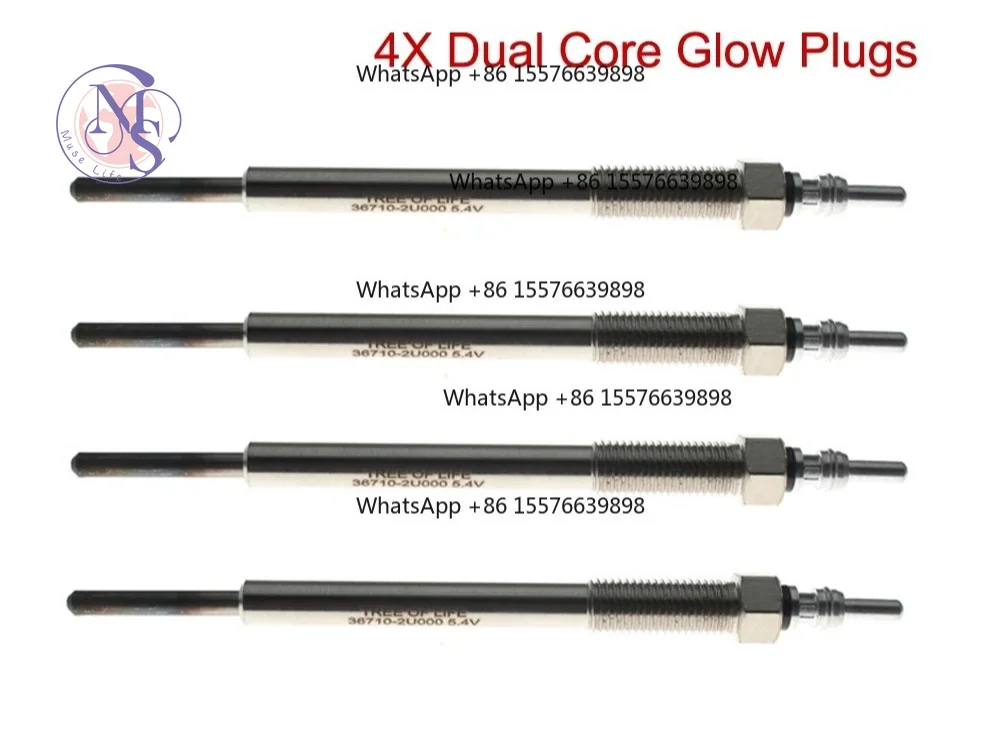 ZOCI-FOR-Diesel Glow Plug 5.4V 36710-2U000 For Optima K5 Sportage Ceed Proceed Rio Stonic 1.6CRDi Auto Replacement Parts