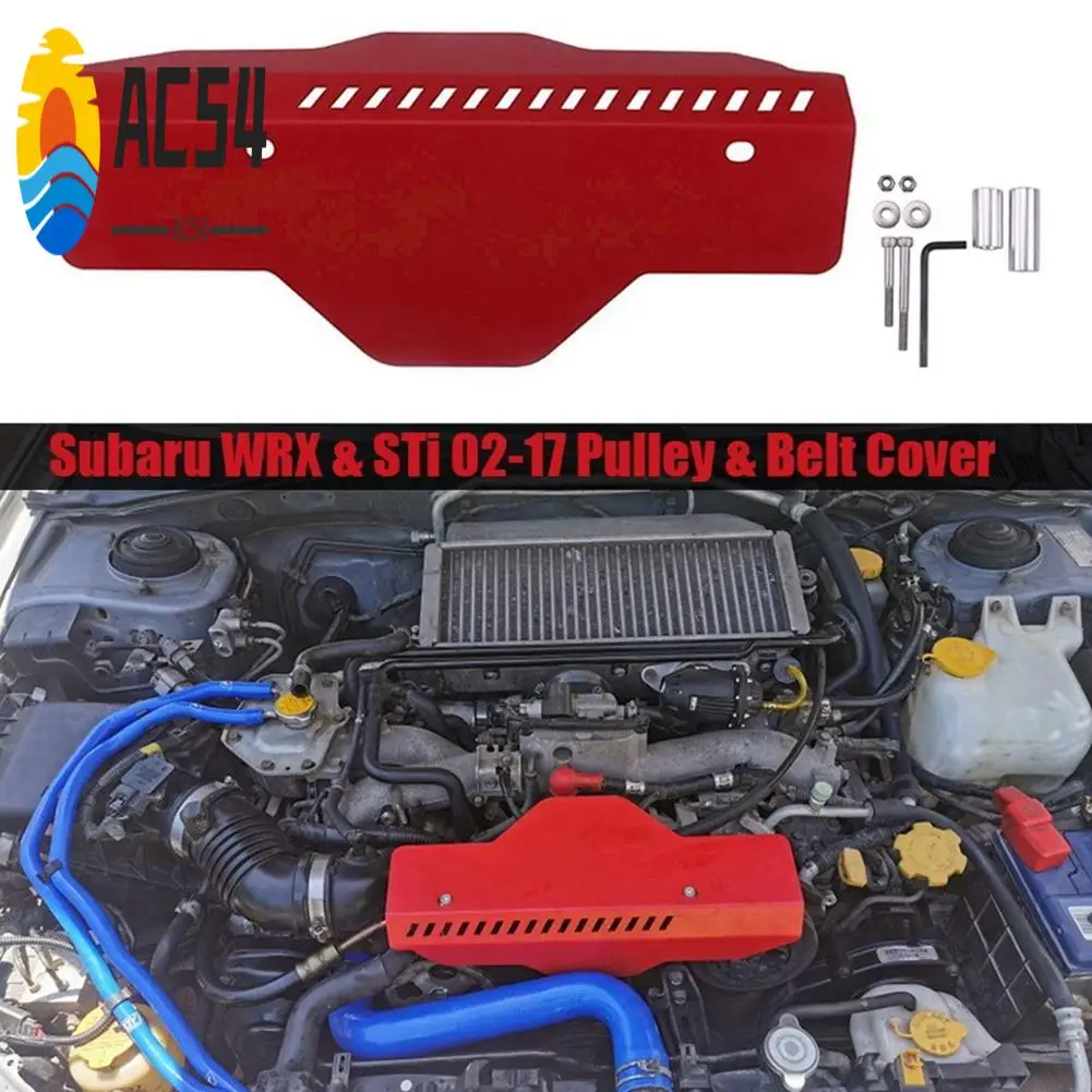 

AC54-Car Generator Belt Pulley Belt Cover Pulley Protection Cover Car Accessories For Subaru WRX Sti 2002-2017