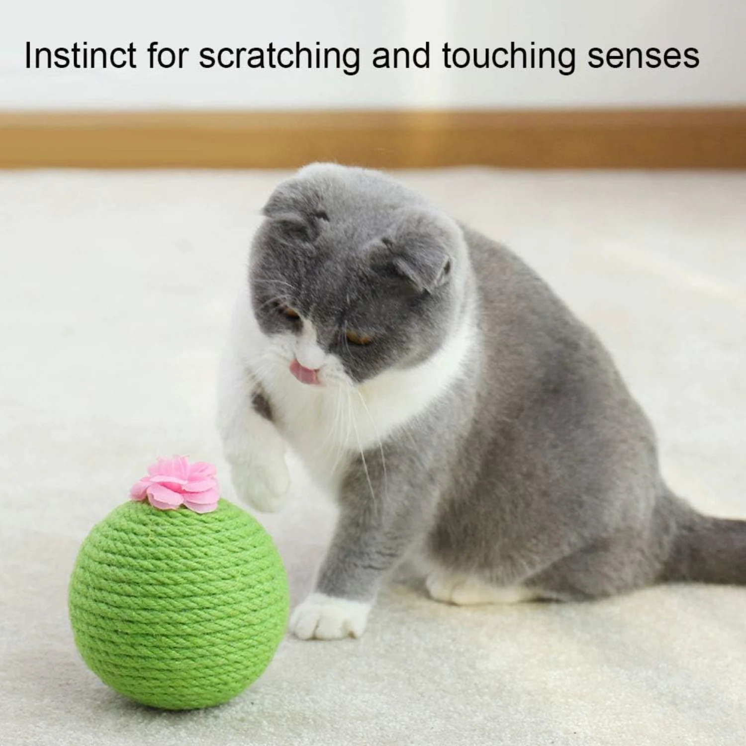 

Interactive Durable Cat Scratcher Toy with Engaging Treadmill Design - Keep Your Feline Friend Active and Entertained for Hours