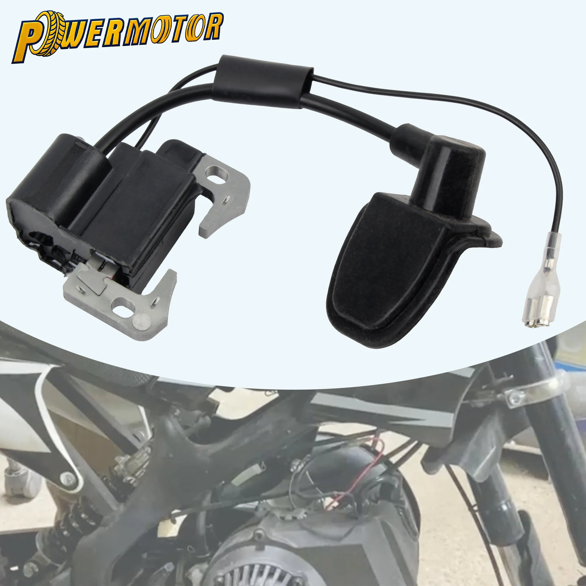 

Motorcycle Ignition Coil For 43cc 47cc 49cc 2-Stroke Engine Parts Mini Quad Pocket Dirt Bike ATV NEW Performance Accessories