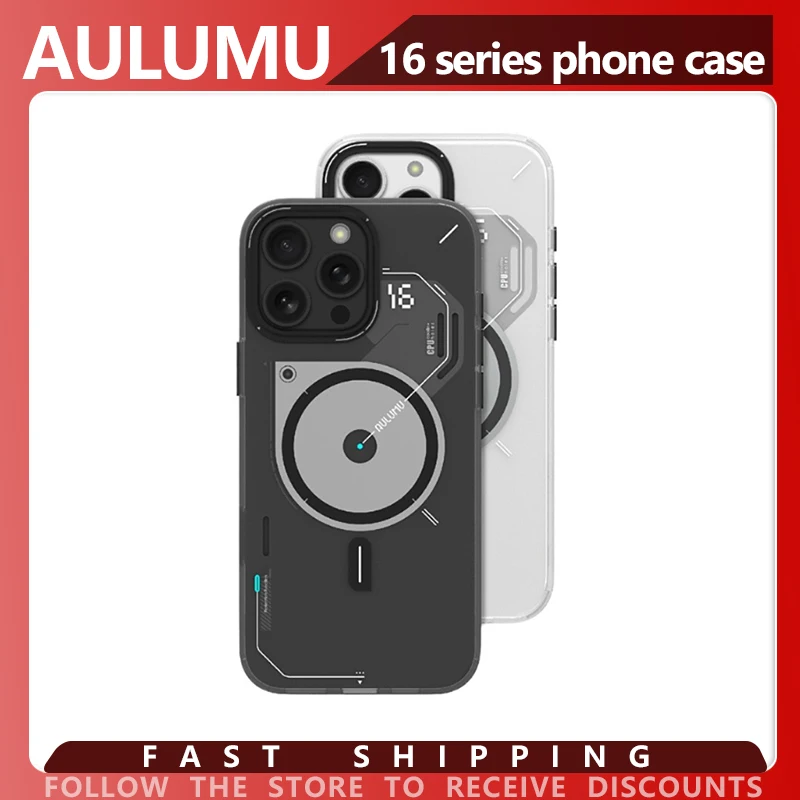 

Магнитный термочехол Aulumu A16 для iPhone 16 Pro Max | Обновленное управление камерой | IMD Technology | Совместим с Magsafe