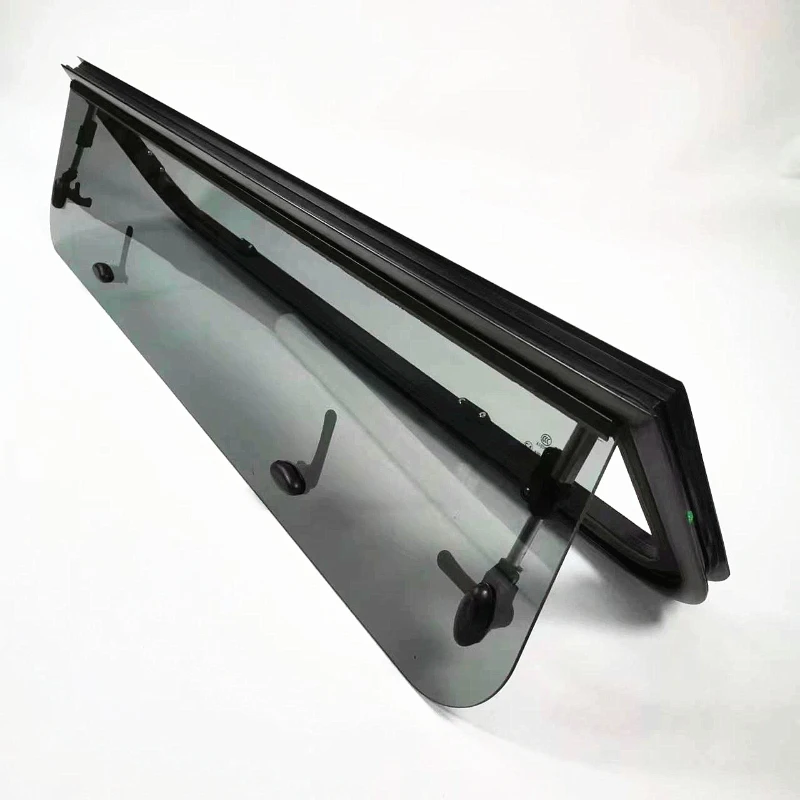 

2023 new RV window, tempered glass RV side window, caravan aluminum alloy push window