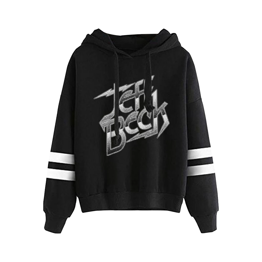 

2026 Rip Jeff Beck HI-HO SILVER Hoodie Pocketless Parallel Bars Sleeve Sweatshirts Res in Piece Guitarist Women Men's Clothes