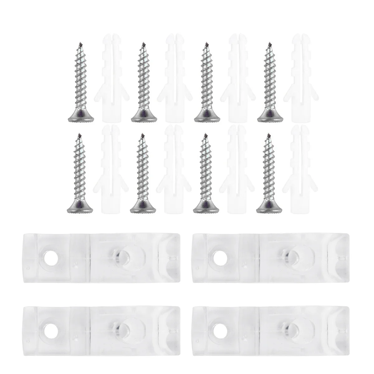 

1 set Curtain Accessories Plastic P Clip 5.3Cm Length For Vertical Roman Roller Blinds Control Holder Bracket Drapery Mounting